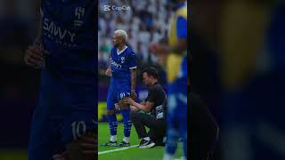 😰🚑NEYMAR JR QUI ENCOR AU CUISSE AVEC AL HILAL neymar alhilal shorts football saudiproleague [upl. by Aneeuq]