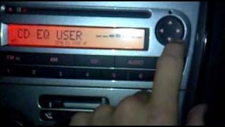 Configuracion Estereo integrado Fiat PUNTO [upl. by Aerua240]