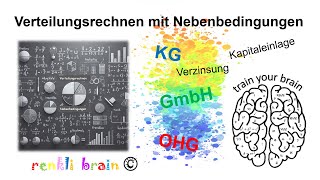 Verteilungsrechnen mit Nebenbedingungen kaufmännisches Rechnen Mathe BWL Berufskolleg [upl. by Ainelec]