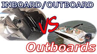 InboardOutboard Vs Outboard Boat Which is Best and Why  Stern Drive IO vs Outboard Motor Boats [upl. by Ainuj]