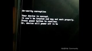 Redmi 10 DMVerity Corruption Error Fix 100 Working Method [upl. by Alekin]