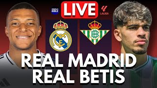 🔴REAL MADRID vs REAL BETIS LIVE  LALIGA  Full Match LIVE Today [upl. by Akym]