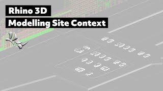 Modelling site context in Rhino 3D [upl. by Amlas]