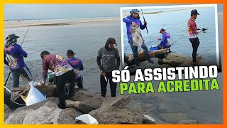 PESCA NA PRAIA DE SERRAMBI PE  PAMPO E XERELETE NESTE DIA [upl. by Mastic]