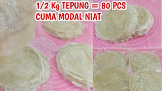 resep kulit lumpia tanpa telur lembut anti sobek [upl. by Lea]