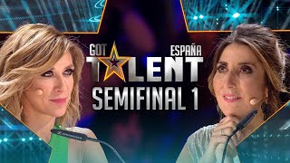 PROGRAMA COMPLETO con el jurado LLEGANDO TARDE al directo  Semifinales 01  Got Talent España 2019 [upl. by Danae98]