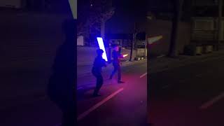 ObiWan vs Maul w NEOPIXELS starwars lightsaber jedi sith obiwankenobi darthmaul [upl. by Cointon]