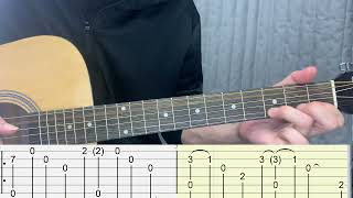 Careless Whisper  Intro Picking Pattern  Fingerstyle Guitar Lesson [upl. by Teyut]