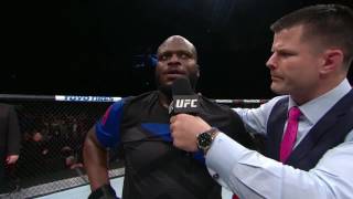 Fight Night Halifax Derrick Lewis Octagon Interview [upl. by Anha]