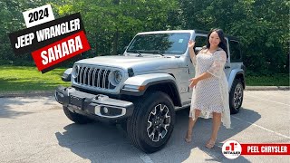 2024 Jeep Wrangler Sahara Is the New Tech a GAME CHANGER  FOR SALE Toronto amp Mississauga ON [upl. by Andel]