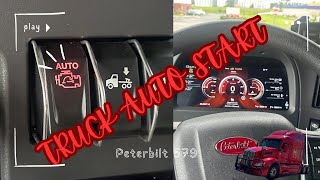 Peterbilt 579  Truck Auto Start  2024 [upl. by Fong]