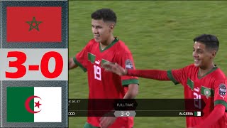 Morocco vs Algeria Highlights  Africa Cup of Nations U17  AFCONU17 2023 QF  5102023 [upl. by Keever]