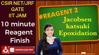 Jacobsen katuski CatalystAssymetric EpoxidationOxidizing ReagentCSIR NETGATEIIT JAM CHEMISTRY [upl. by Aik]