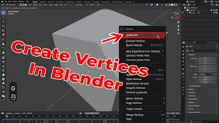 How to Add Vertices in Blender [upl. by Luther353]