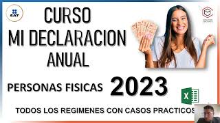 DECLARACION ANUAL PERSONAS FISICAS 2024 CURSO [upl. by Aynotal176]