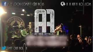 Attack Attack  quotThe Wretchedquot LIVE Scream It Like You Mean It 2012 [upl. by Ssyla]