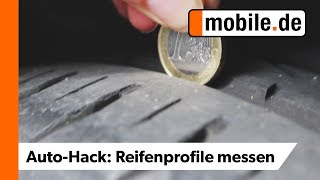 Profiltiefe messen Zwei einfache Tipps  mobilede [upl. by Oirevas]