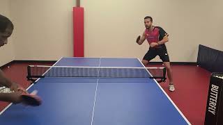 Butterfly Training Tips with Daniel Gonzalez  Forehand Loop from Underspin and Footwork [upl. by Brucie]