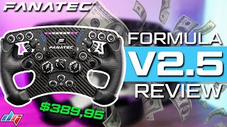 Fanatec ClubSport Steering Wheel Formula V25  Review [upl. by Bautram]