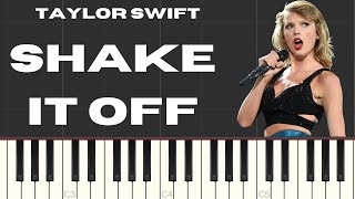 How to Play quotShake It Offquot by Taylor Swift on Piano  Fun amp Easy Piano Tutorial LearnPiano [upl. by Eyatnod33]