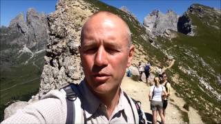 Vandring i Val Gardena med WiResor [upl. by Rosel]