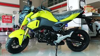 Honda MSX 125 SF 2017 สีเหลืองเทา [upl. by Katz]