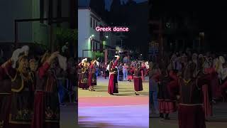 Traditional Greek dance in Kalambaka Meteora travel greece dance [upl. by Eimile]