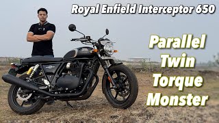 2024 Royal Enfield Interceptor 650 Review  Parallel Twin In A Budget [upl. by Nahama650]