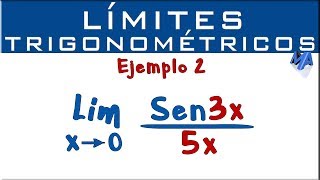 Límites Trigonométricos  Ejemplo 2 [upl. by Anotal147]