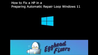 How to Fix a HP in a Preparing Automatic Repair Loop Windows 11 [upl. by Varick]