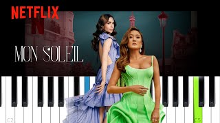 Ashley Park  Mon Soleil Netflix Emily in Paris Piano tutorial [upl. by Felise]