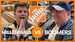 Going to Home Depot  Millennials vs Boomers [upl. by Ansela]