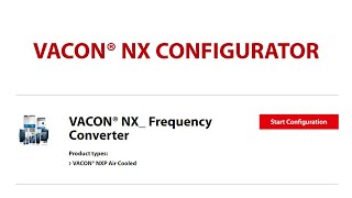 Video tutorial How to configure your VACON® NX [upl. by Eed706]