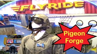 FlyRide at Beyond the Lens  Pigeon Forge Tennessee  Full Ride Experience [upl. by Bradly675]