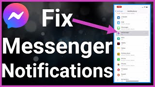 How To Fix Facebook Messenger Notifications [upl. by Halpern]