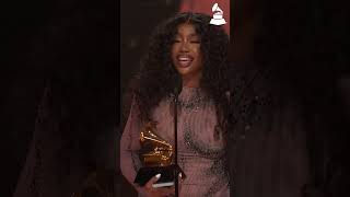 SZA Wins Best RampB Song At 2024 GRAMMYs sza snooze sos [upl. by Dremann]