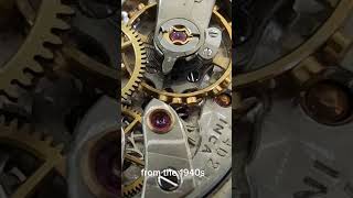 1940S IWC WATCH MOVEMENT iwc watches vintagewatchrepair working youtubeshorts viral [upl. by Leggett]