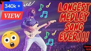 Arijit Singh – THE BEST LONGEST MEDLEY SONG Live in Indoor Stadium Singapore 2023 [upl. by Aneehsat304]