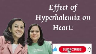 Hyperkalemia  Effects on the Heart Pathophysiology Animation [upl. by Dolora509]