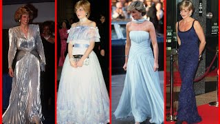 Princess Diana Most Beautiful Gowns Dresses design [upl. by Akirrehs888]