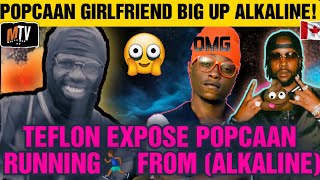 Popcaan Running From Alkaline Say Teflon [upl. by Anet]