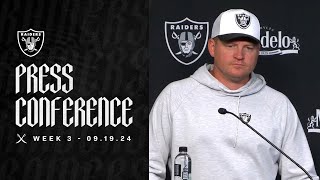 Coach Getsy ‘It’s All About Getting Better Every Single Day’  Raiders  NFL [upl. by Nonnel]