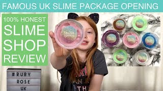 Talisa Tossell Slime Package Opening  100 Honest Famous UK Slime Review  Ruby Rose UK [upl. by Roddy637]