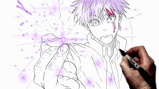 How To Draw Gojo Purple  Step By Step  Jujutsu Kaisen 2 [upl. by Adniroc845]