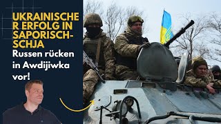 Ukrainischer Erfolg in Saporischschja Awdijiwka unter Druck Ukraine Lagebericht 269 und QampA [upl. by Airotcivairam449]