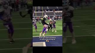 playing at a nfl stadium is tuff tho 😭🔥football goofynfl beckayyy funny memes legtattoos [upl. by Wrennie]