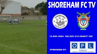 Shoreham FC U18 v Bognor FC U18 [upl. by Ronoc704]