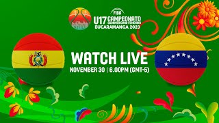 Bolivia v Venezuela  Full Basketball Game  South American U17 Womens Championship 2023 [upl. by Hyman]