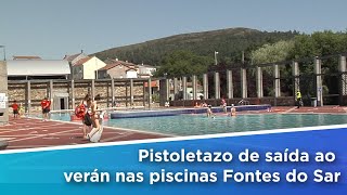 Comeza o verán nas piscinas Fontes do Sar [upl. by Laughton]