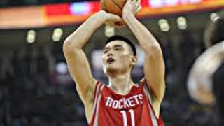 Every Yao Ming Three Pointer Of His Career [upl. by Heyde91]